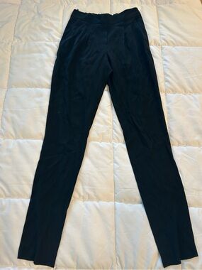 Babaton Black Elastic-Waist Trousers